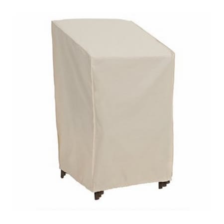 Mr. Bar-B-Q Taupe Stack Chair Cover 07839BBGD